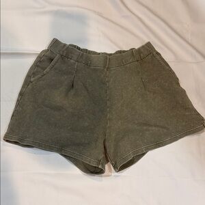 Aerie High Waist Olive Shorts
